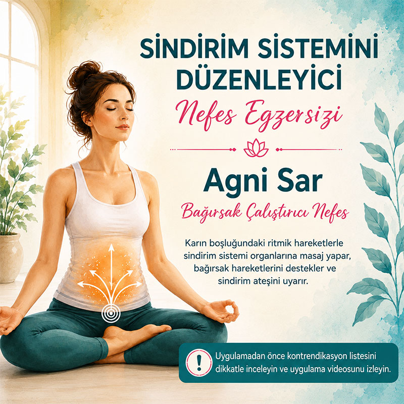 Sindirim Sistemini Düzenleyici Nefes Egzersizi