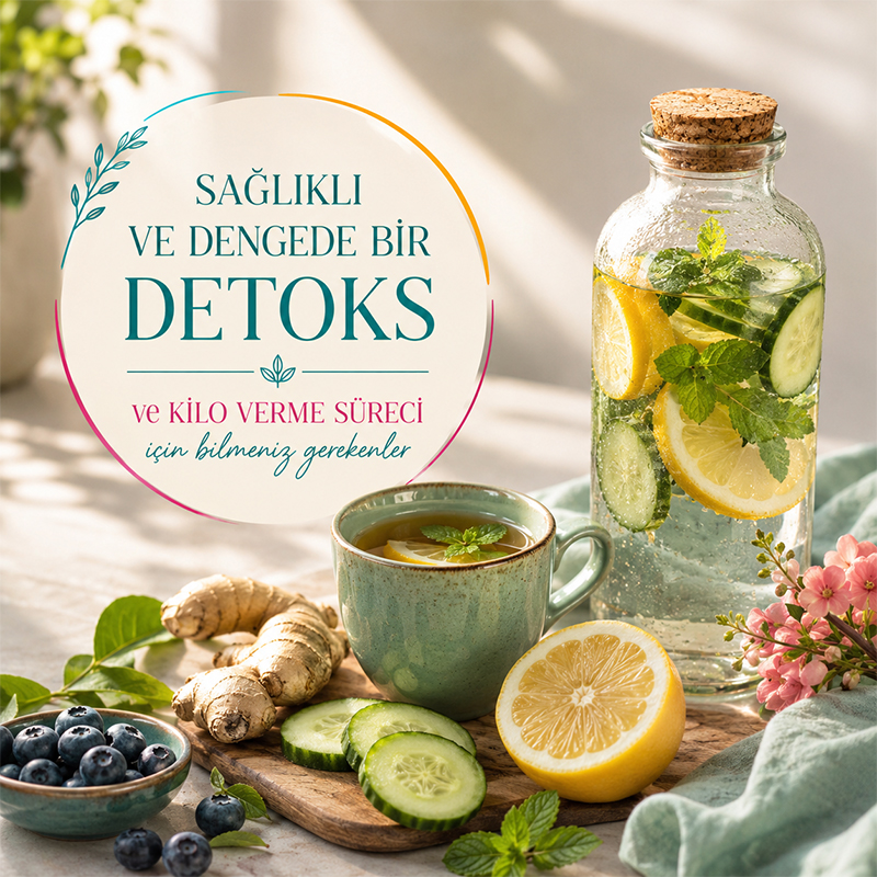 Sağlıklı ve Dengede Bir Detoks ve Kilo Verme Süreci için Bilmeniz Gerekenler