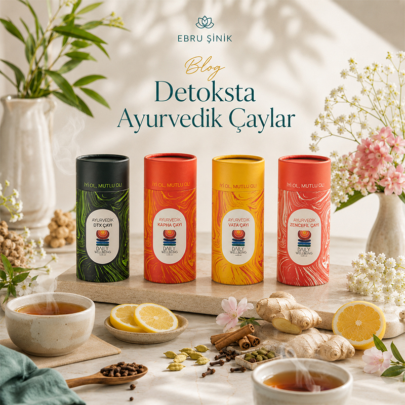 Detoks sürecinde sıcak su ve Ayurvedik çaylar