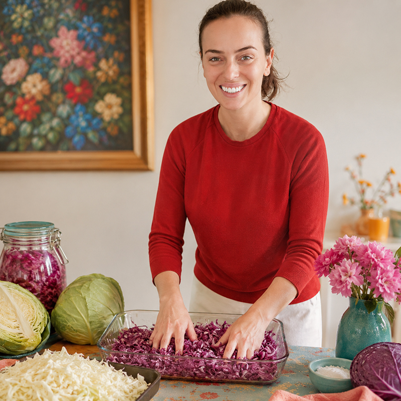 Dünyanın En Güçlü Doğal Probiyotiği: Sauerkraut Yapımı