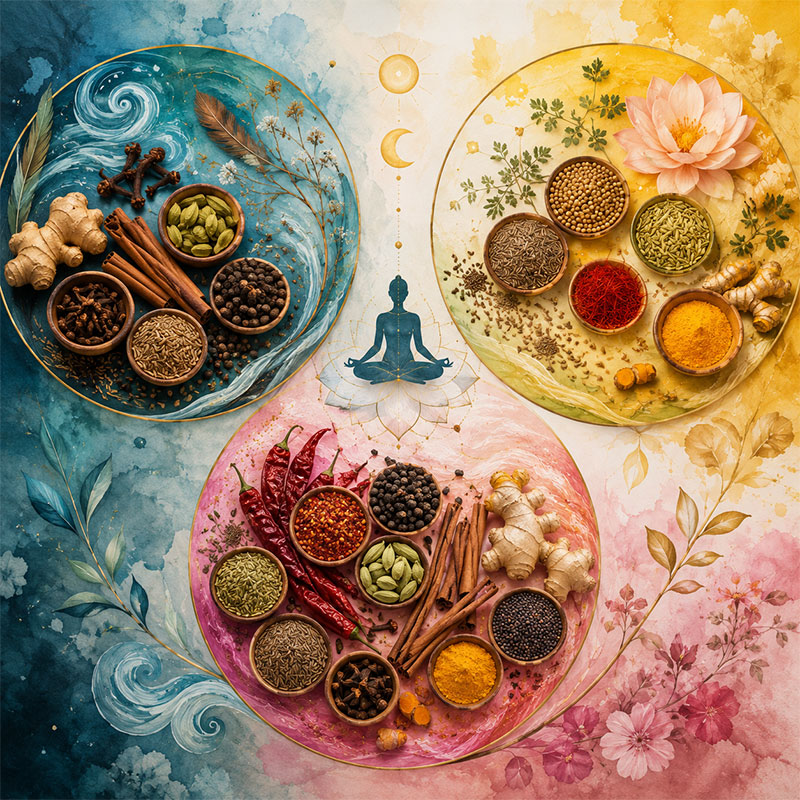 Vata Pitta ve Kapha doshalarına göre Ayurvedik baharatlar