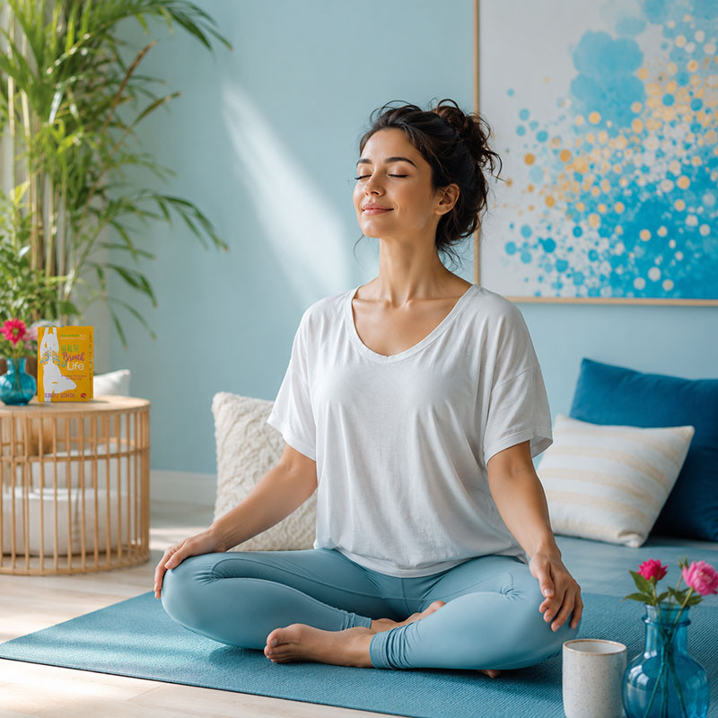 Preparing safely before practising pranayama and conscious breathing techniques