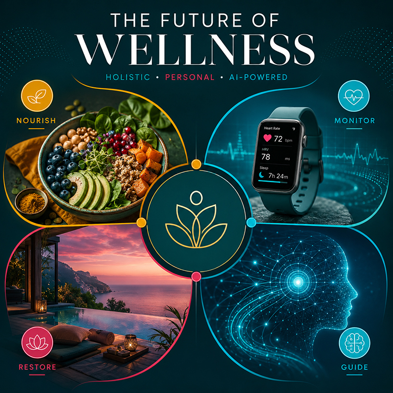 Global wellbeing and wellness products, services and artificial intelligence