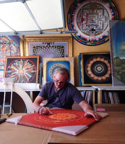 Paul Heussenstamm mandala artwork illustrating intuitive spiritual painting