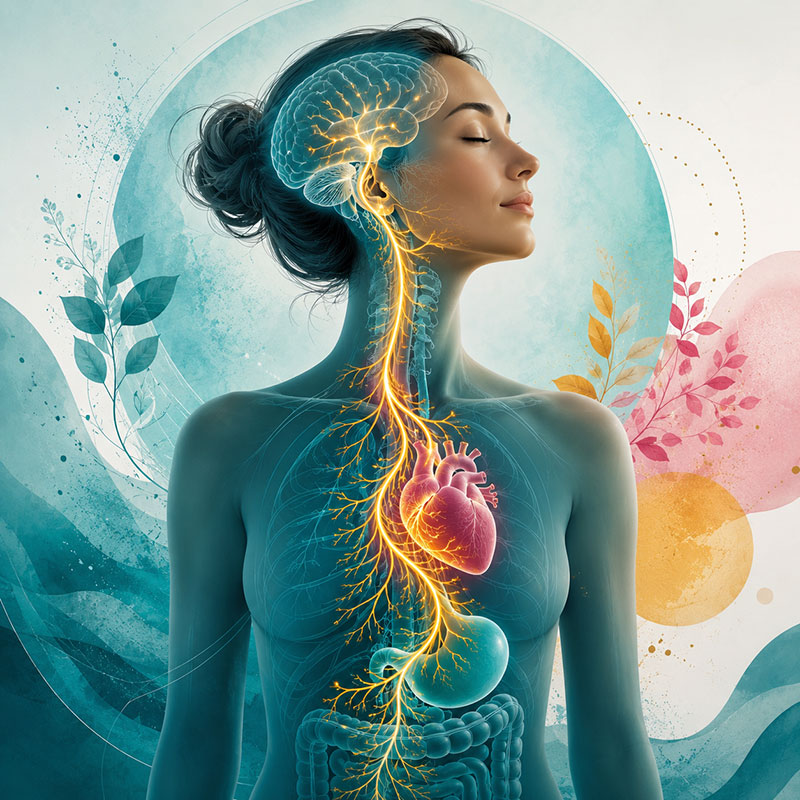 The vagus nerve as a communication pathway between the brain and body
