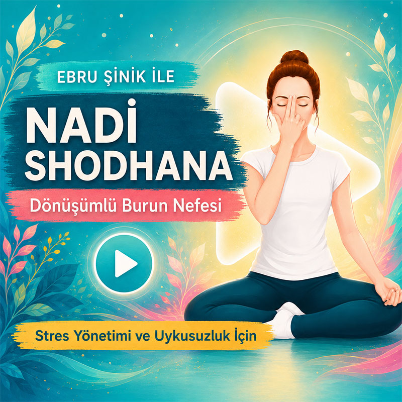 Ebru Şinik ile Nadi Shodhana dönüşümlü burun nefesi videosu
